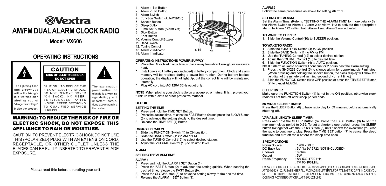 Memorex VX606 User Manual