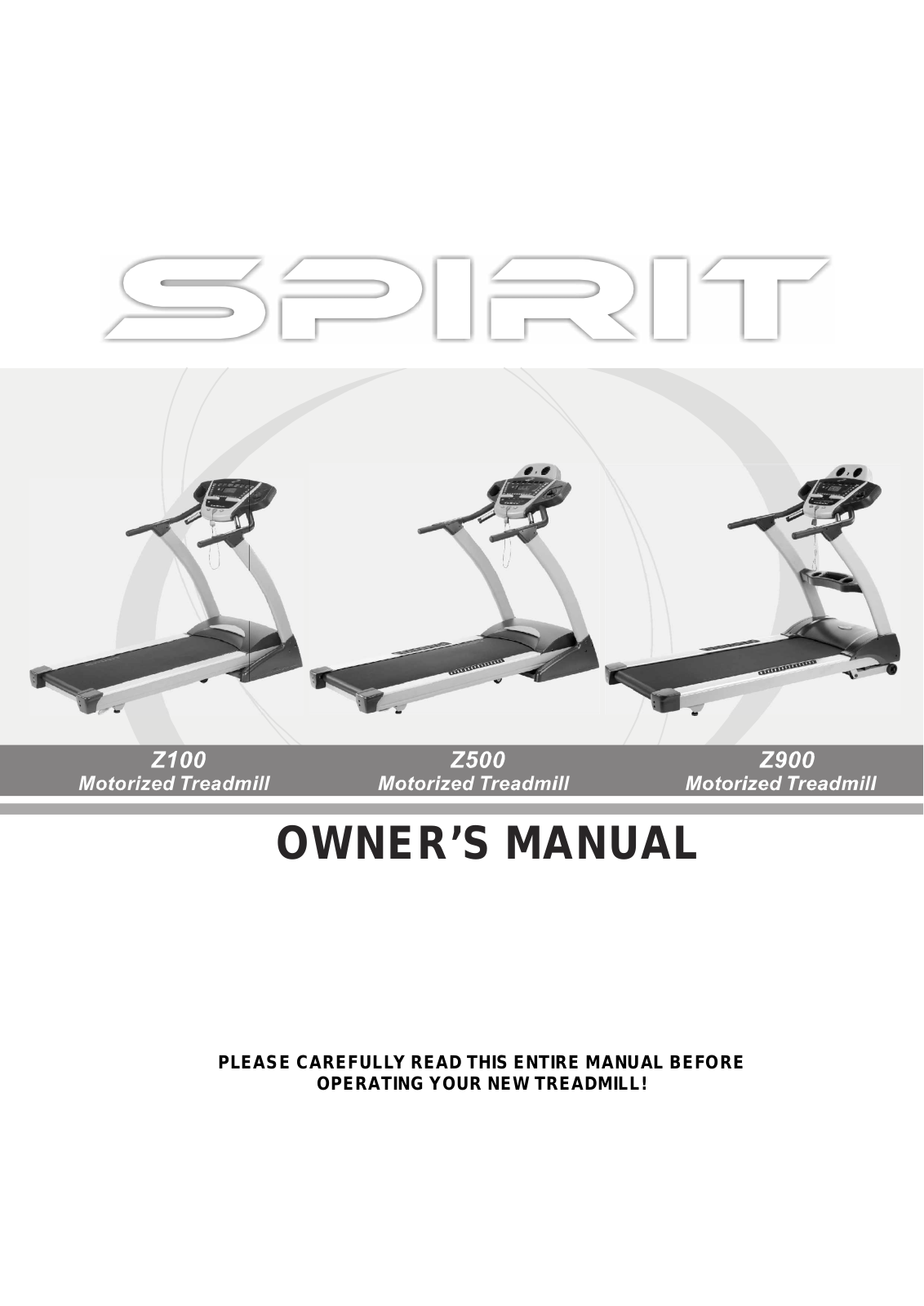 Spirit Z900 User Manual