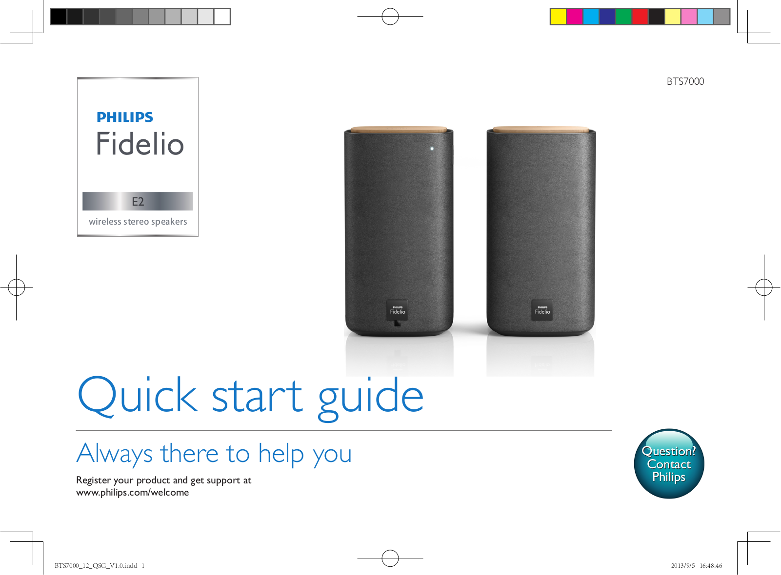 Philips Fidelio altavoces de estudio inalámbricos User Manual