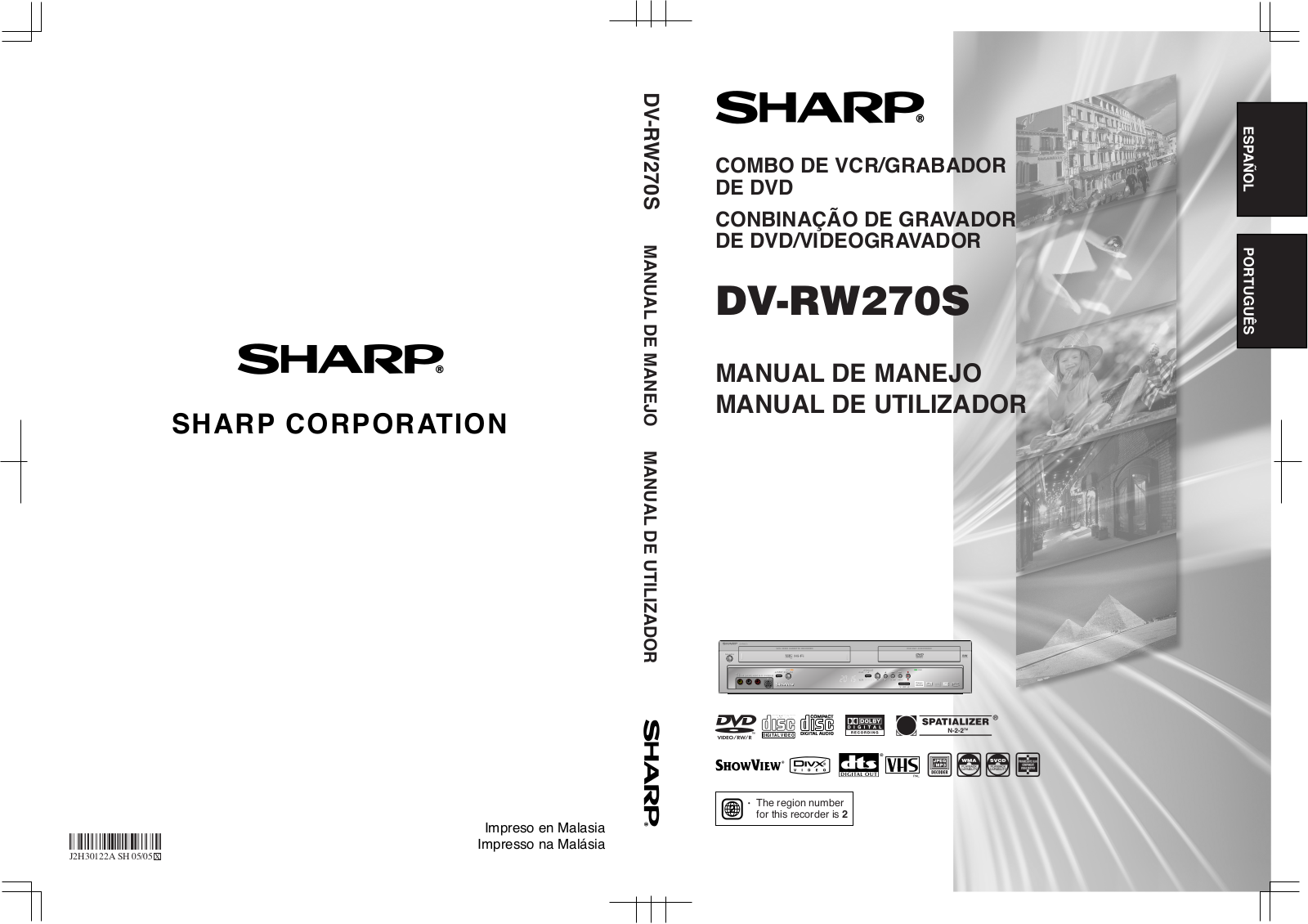 Sharp DV-RW270S User Manual