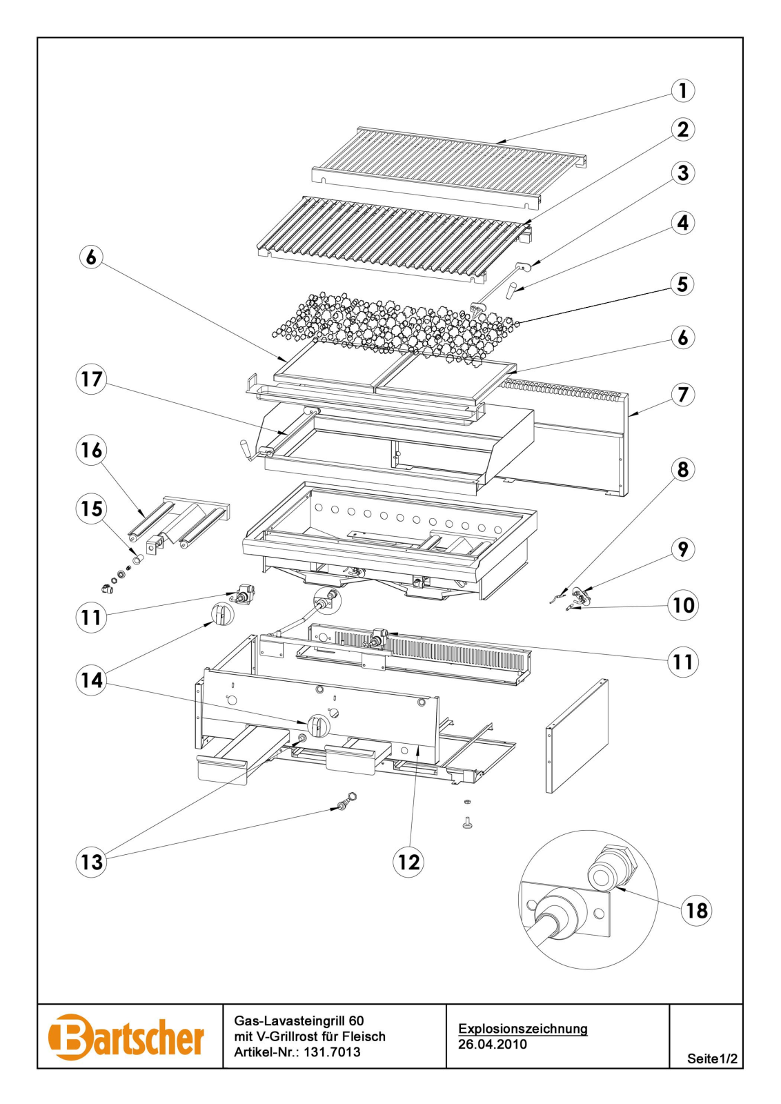 Bartscher 131.7013 SCHEMA - ManualMachine.com