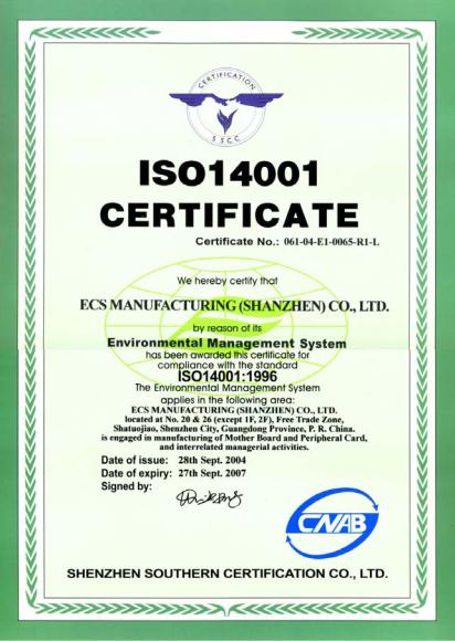 ELITEGROUP ECS RS482-M User Manual