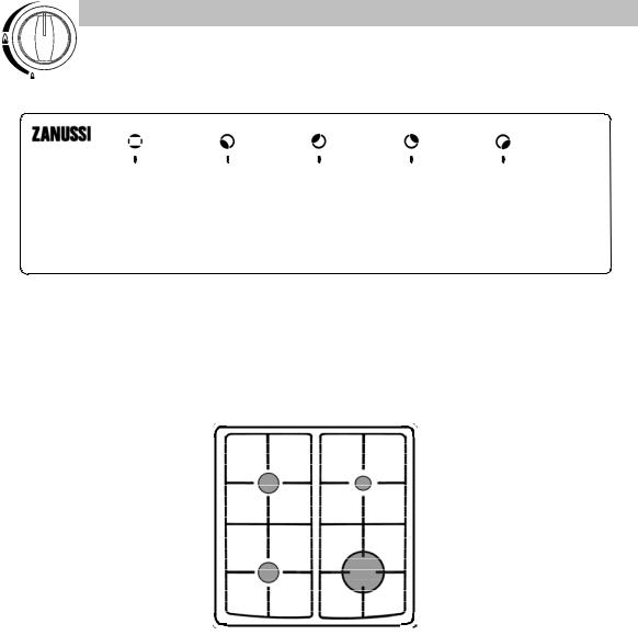 Zanussi ZCG567GW User Manual