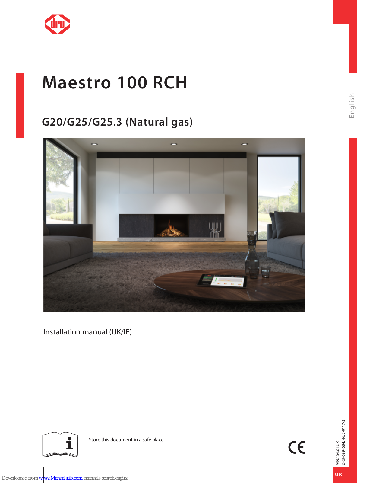 Dru Maestro 100 RCH Installation Manual