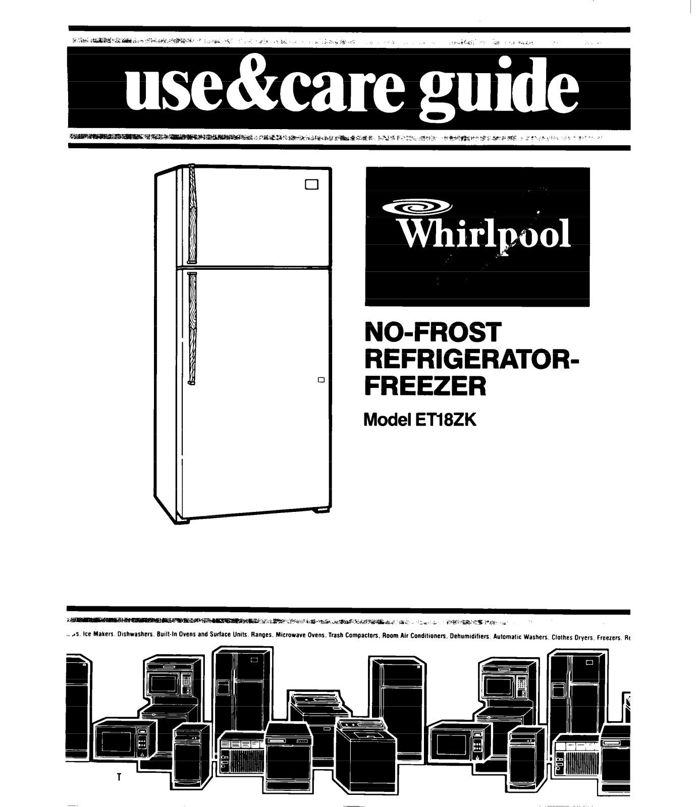 Whirlpool ETl8ZK User Manual