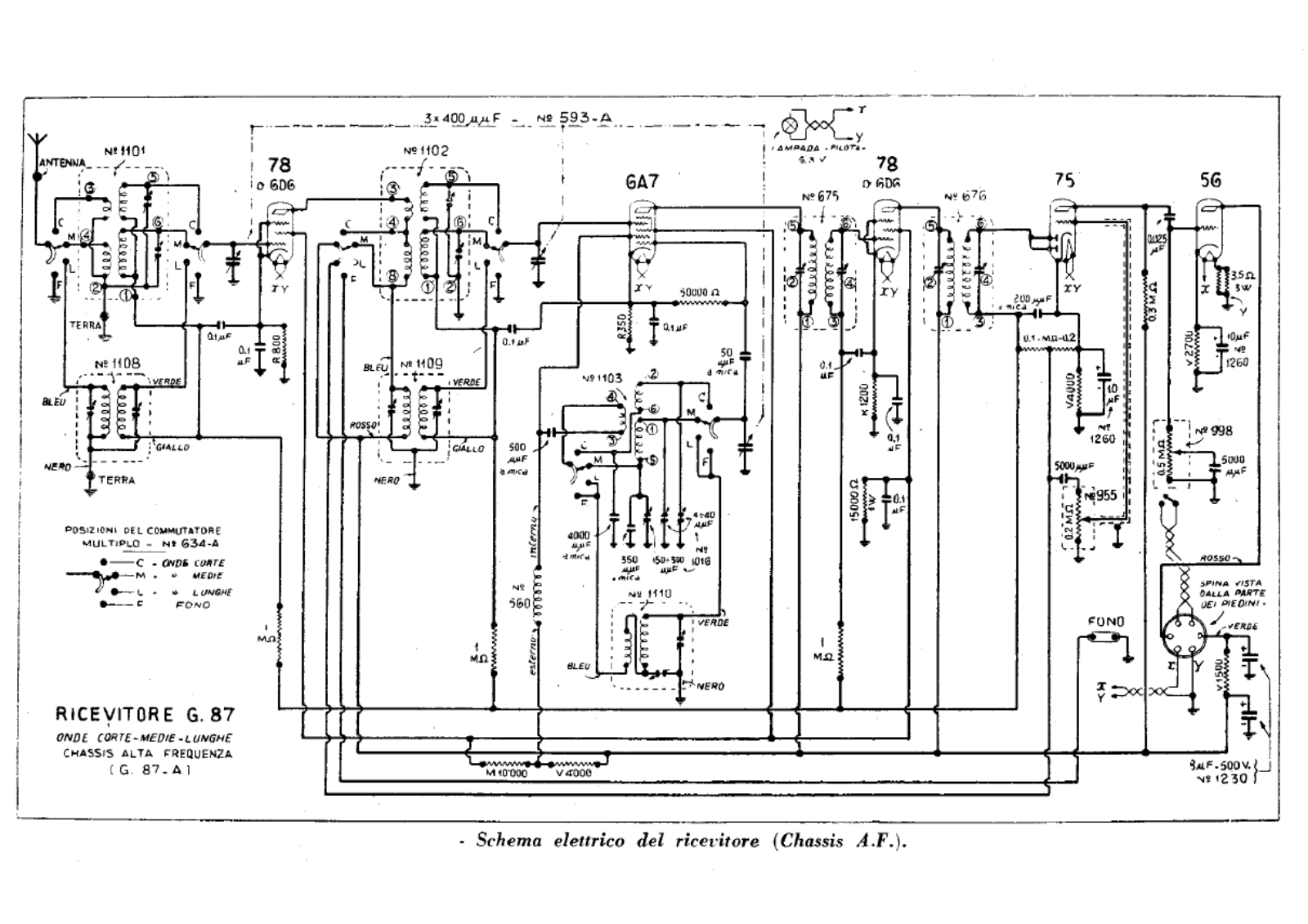 Geloso g87 schematic