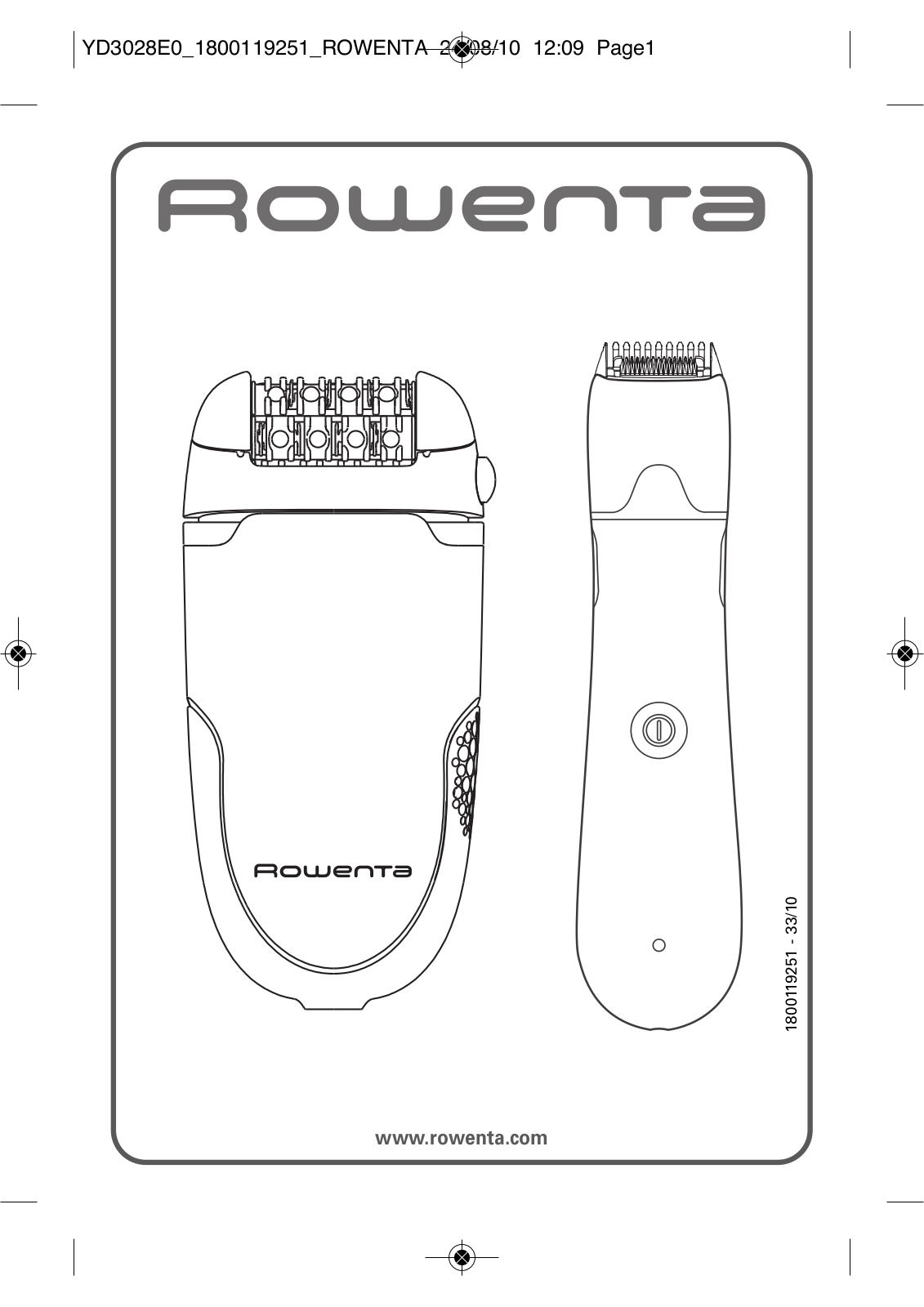 Rowenta YD3015 User Manual