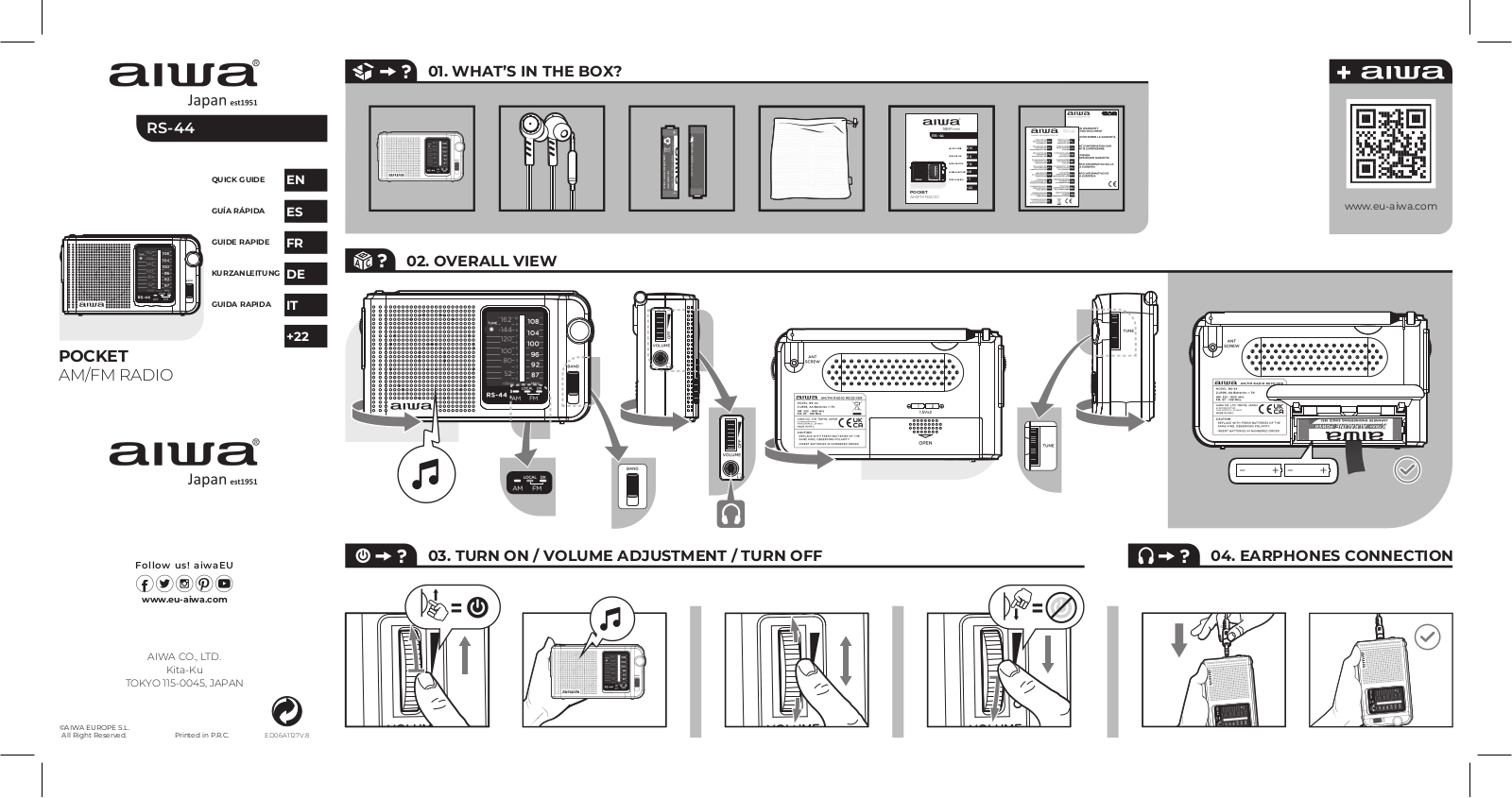 AIWA RS-44 User guide - ManualMachine.com