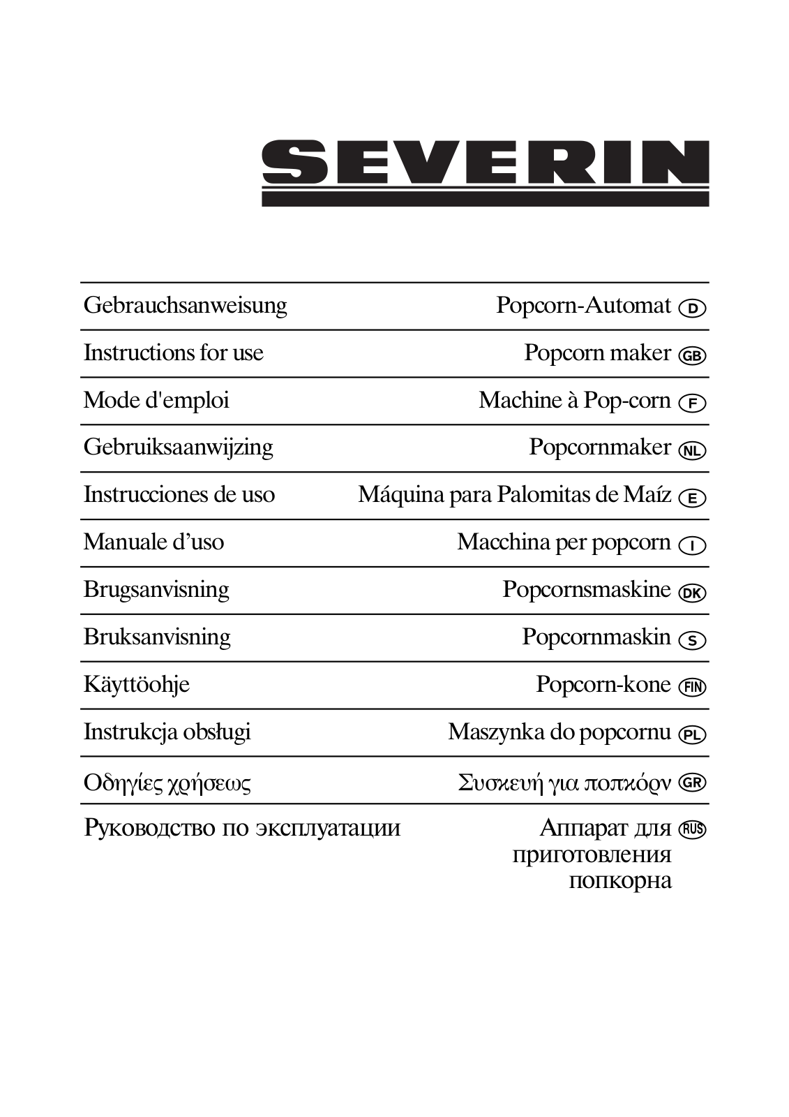 Severin PC 3751 User Manual