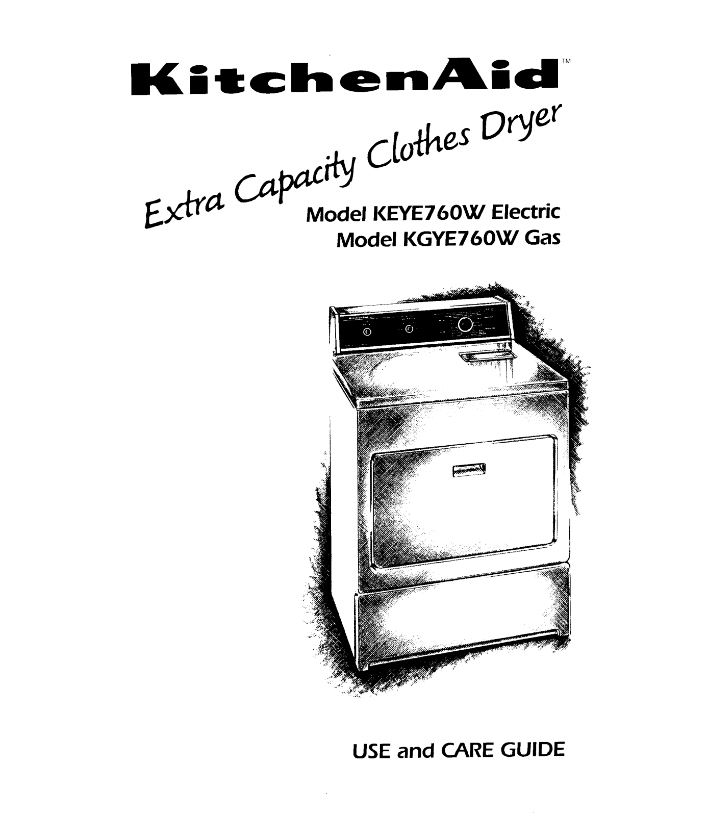 KitchenAid KEYE760W, KGYE760W User Manual