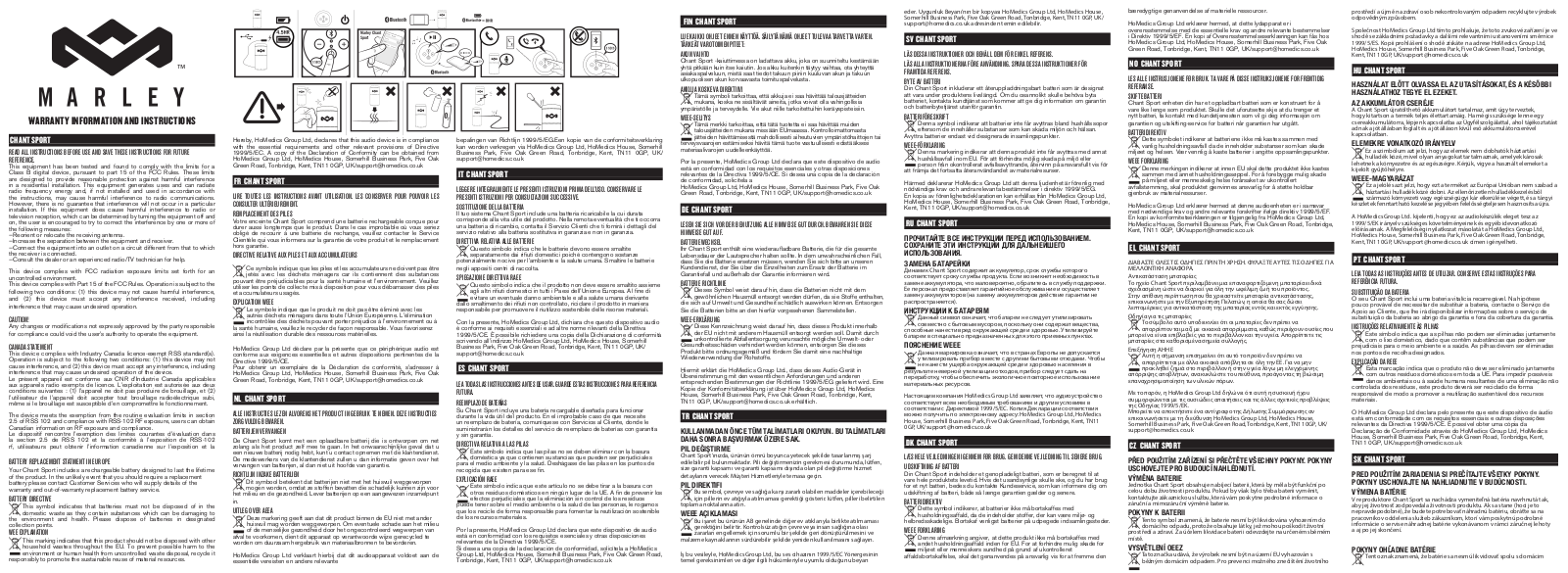 The House of Marley CHANTSPORT User Manual