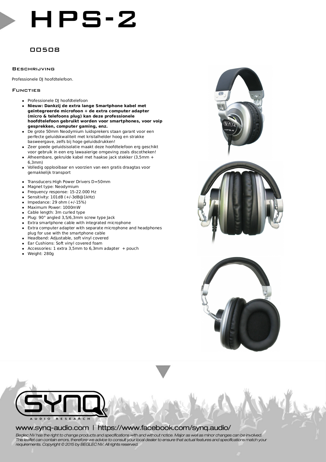 Synq HPS-2 Leaflet - ManualMachine.com