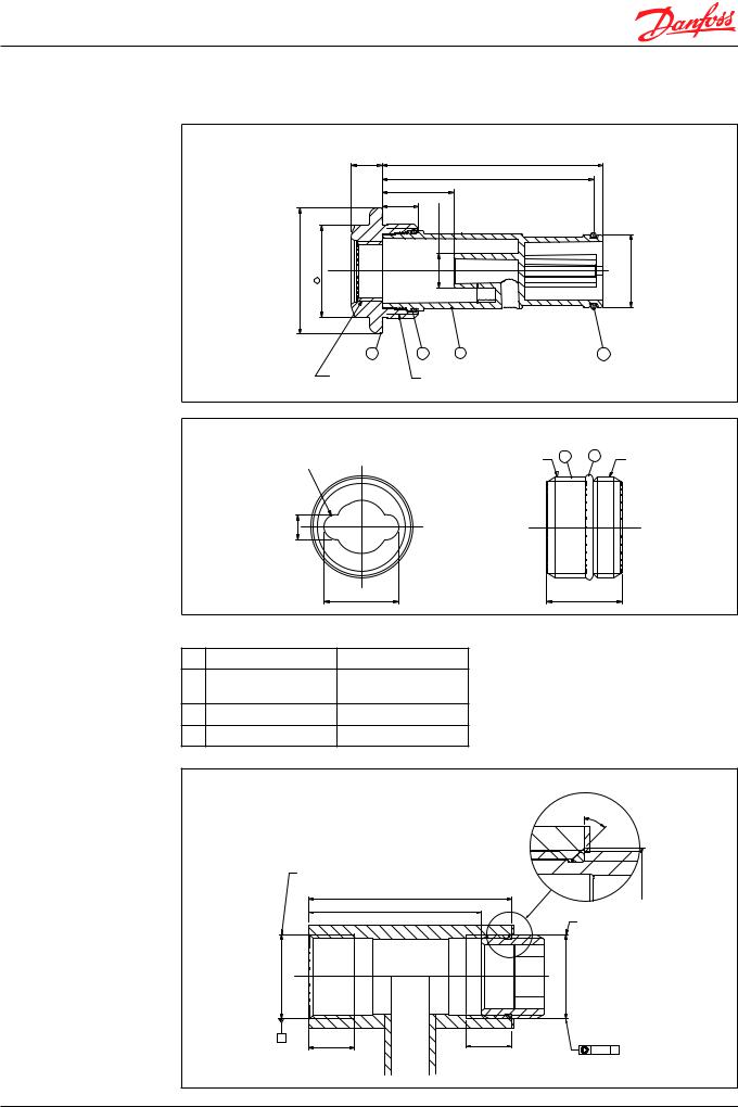 Danfoss Distributori di flusso per radiatori a elementi in alluminio Data sheet