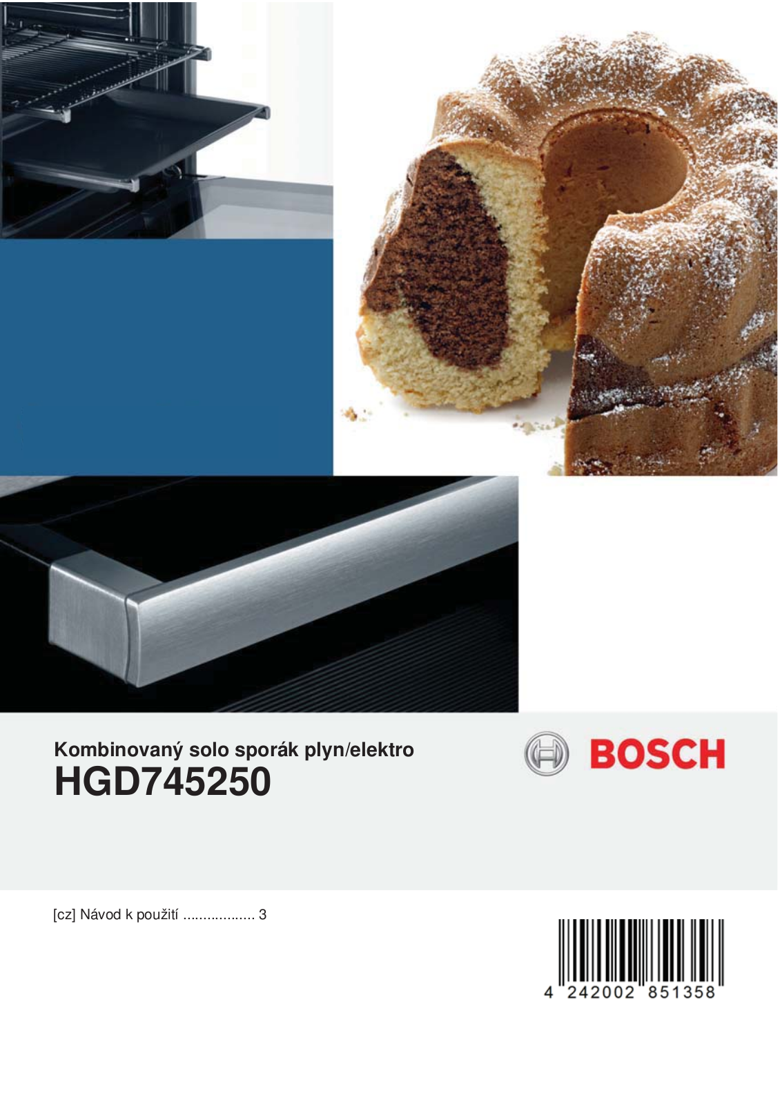 Bosch HGD745250 User Manual