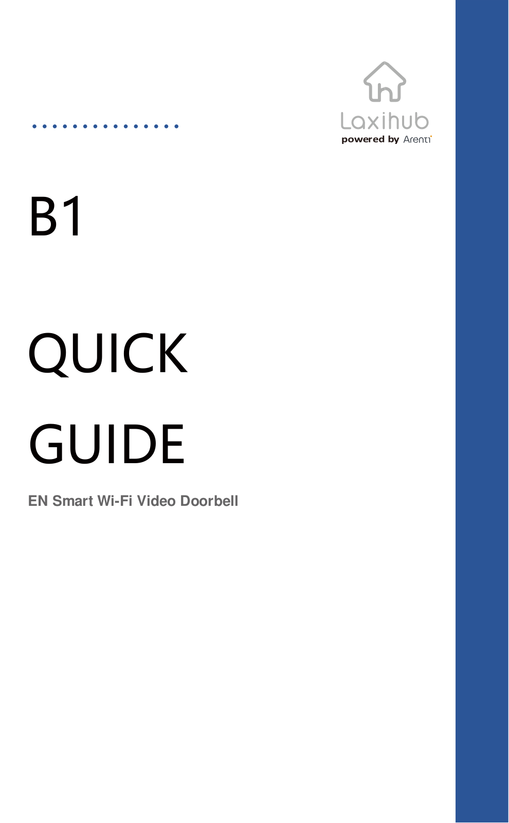 Laxihub B1 Quick Start Guide