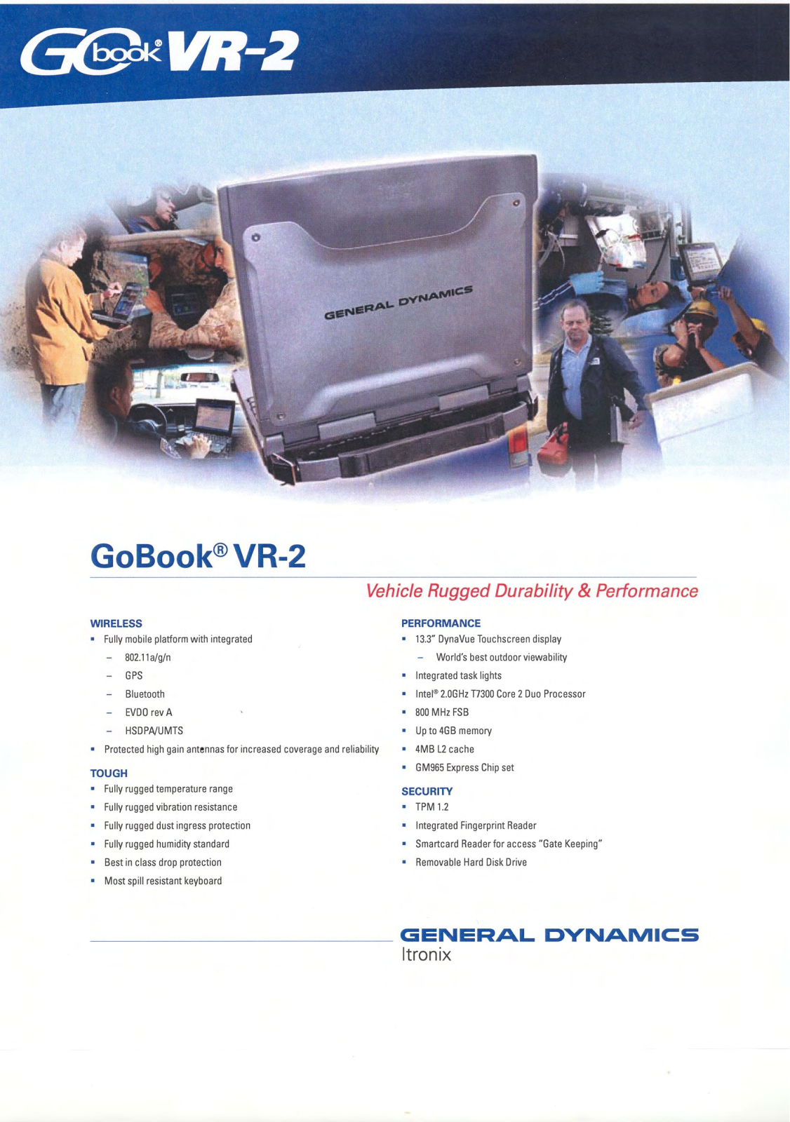 General Dynamics Itronix IX-BR-51 User Manual