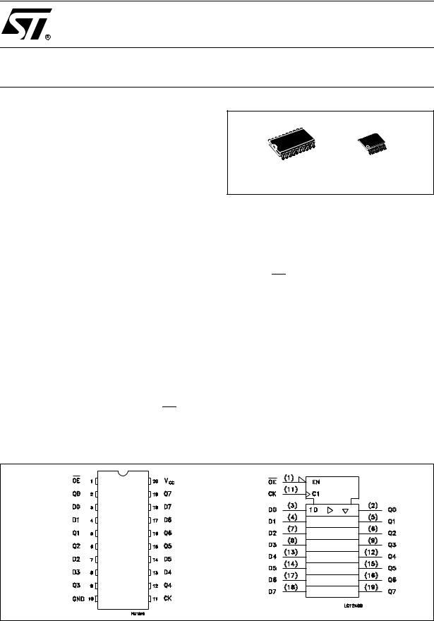 ST 74LVC374A User Manual