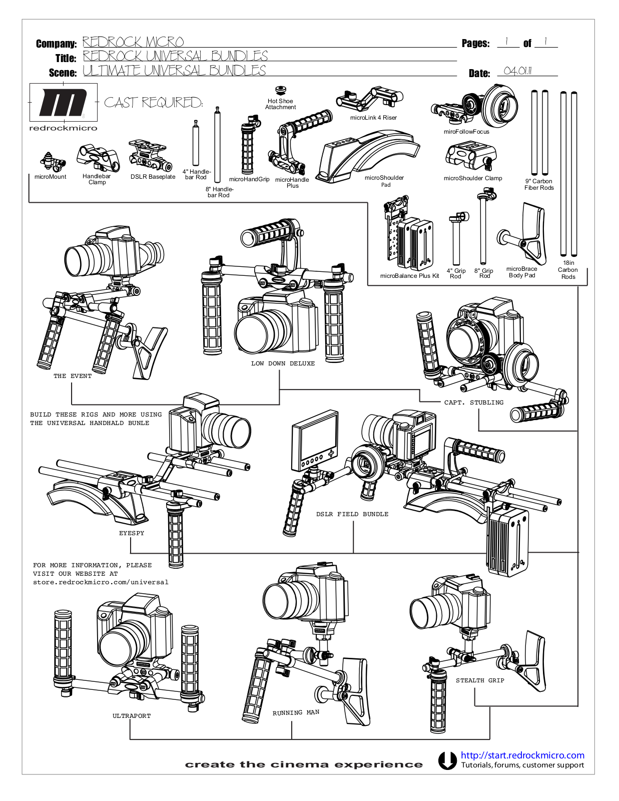 Redrock Micro 18-066-0003 User manual