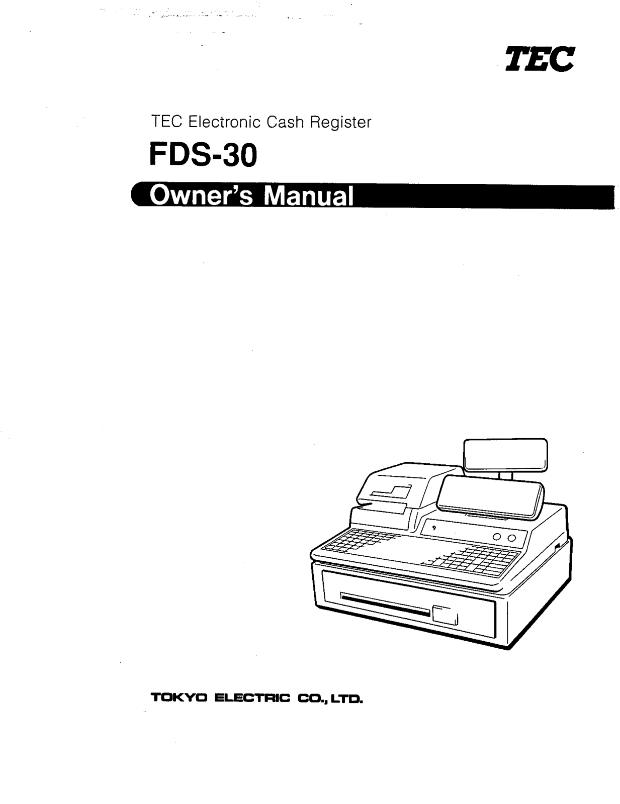 Toshiba FDS-30 User Manual