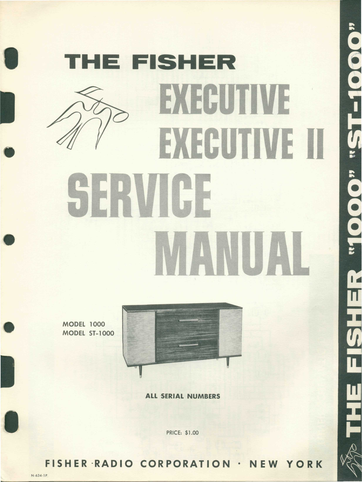 Fisher Executive-ST-1000, Executive-1000 Service Manual