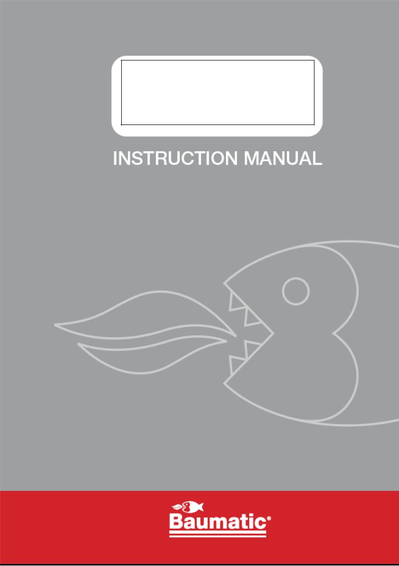 Baumatic P629SS User Manual