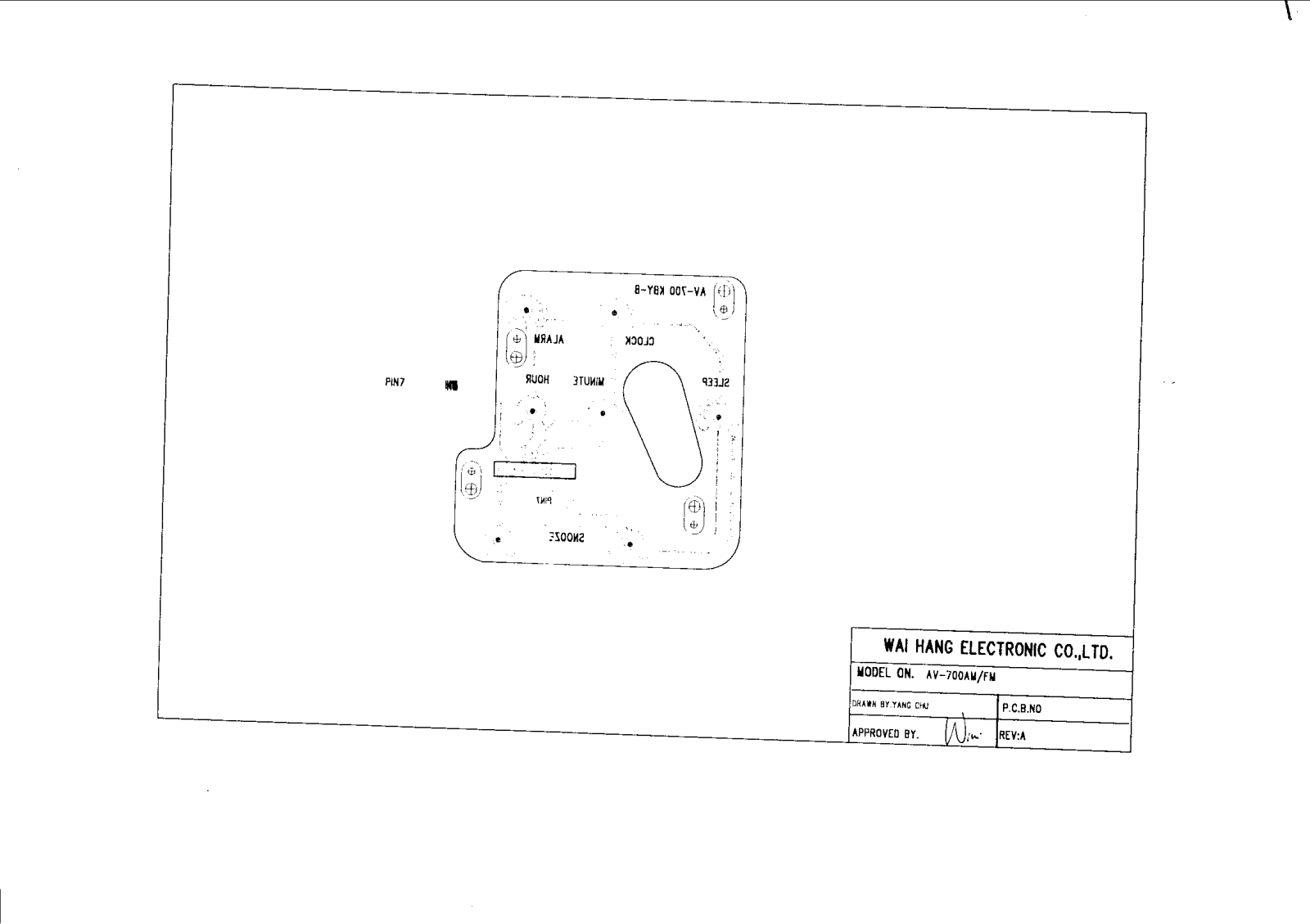 Vitek VT-3513 PCB LAYOUT DIAGRAM