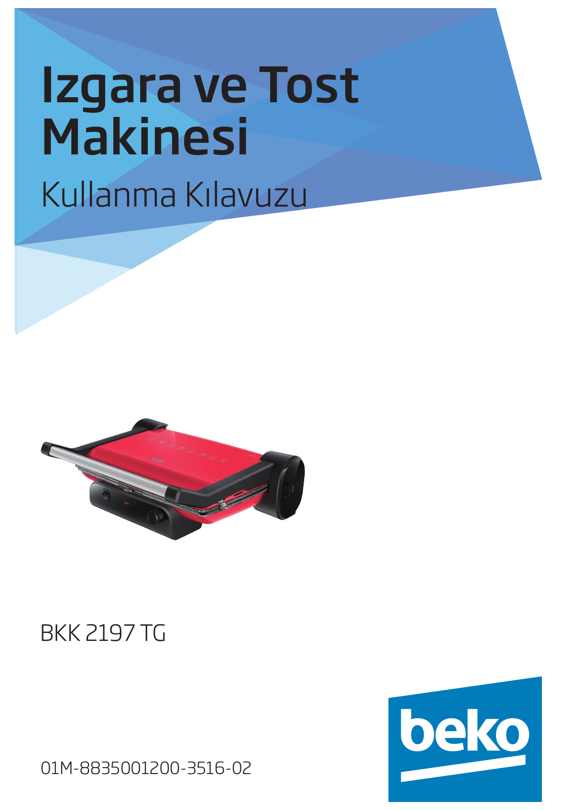 Beko BKK 2197 TG User manual