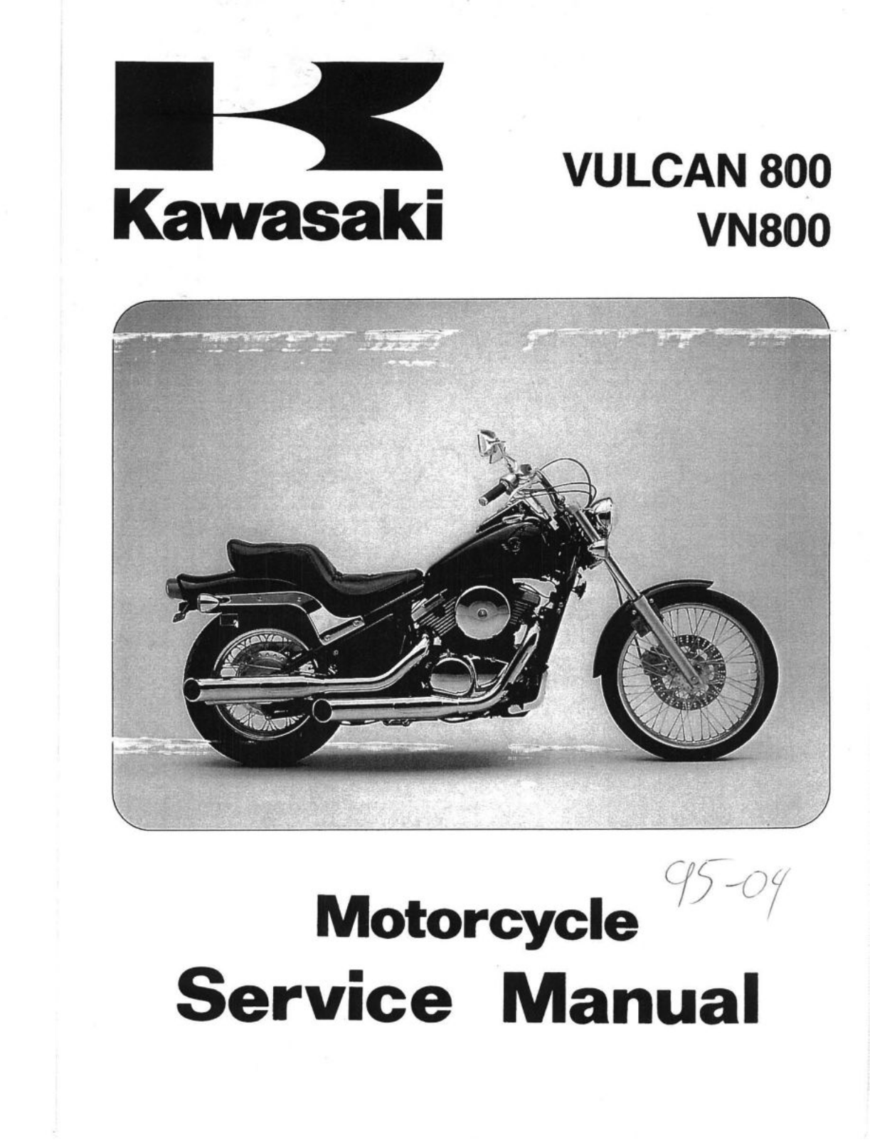 Kawasaki VN800 1996-2004 Service Manual