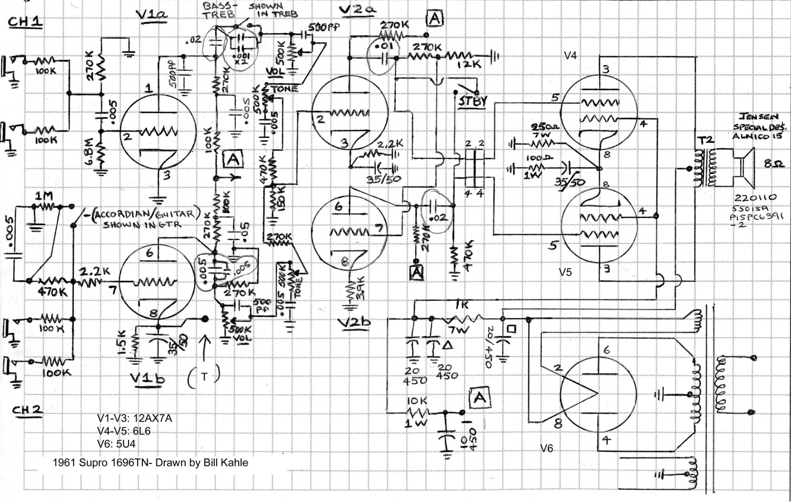 Supro 1696tn schematic - ManualMachine.com