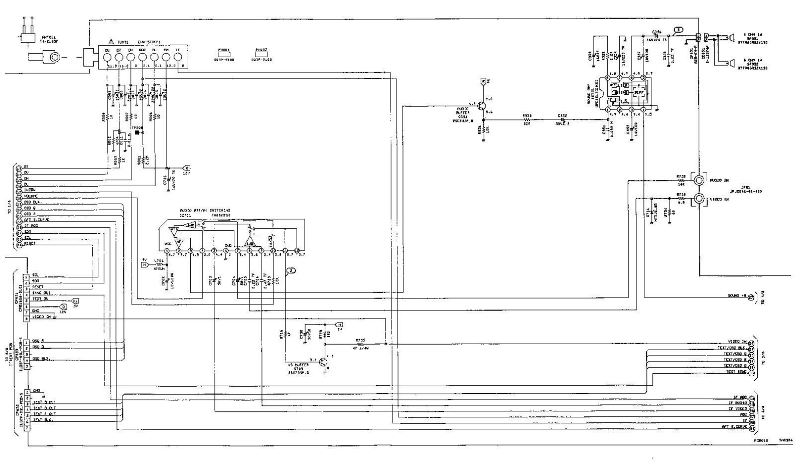 Orion 7420, 7521, 3420, 3421 Schematic