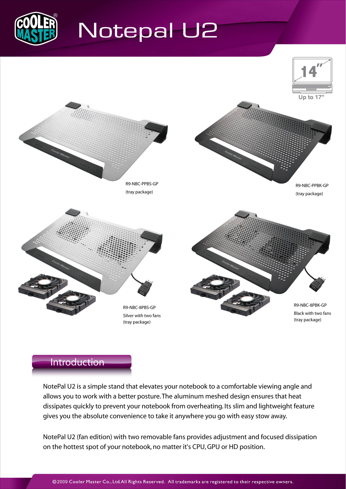 Cooler master R9-NBC-8PBK-GP User Manual