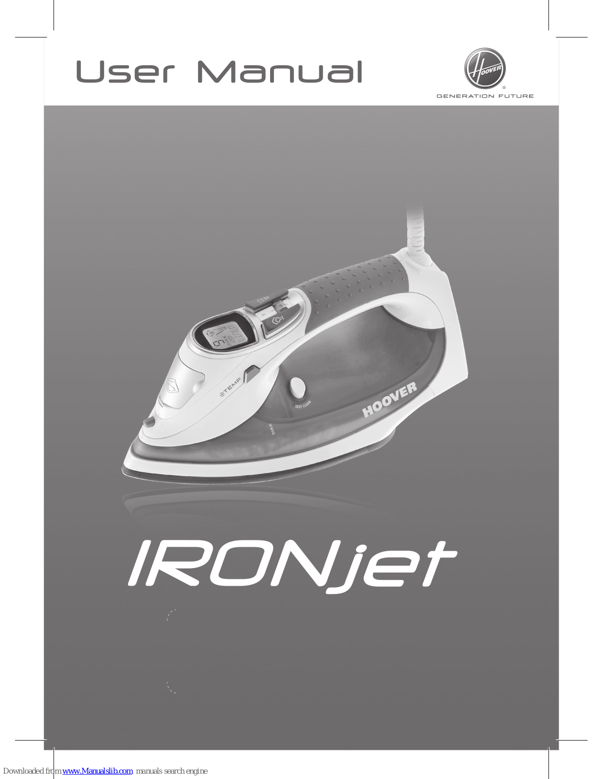 Hoover IRONjet User Manual