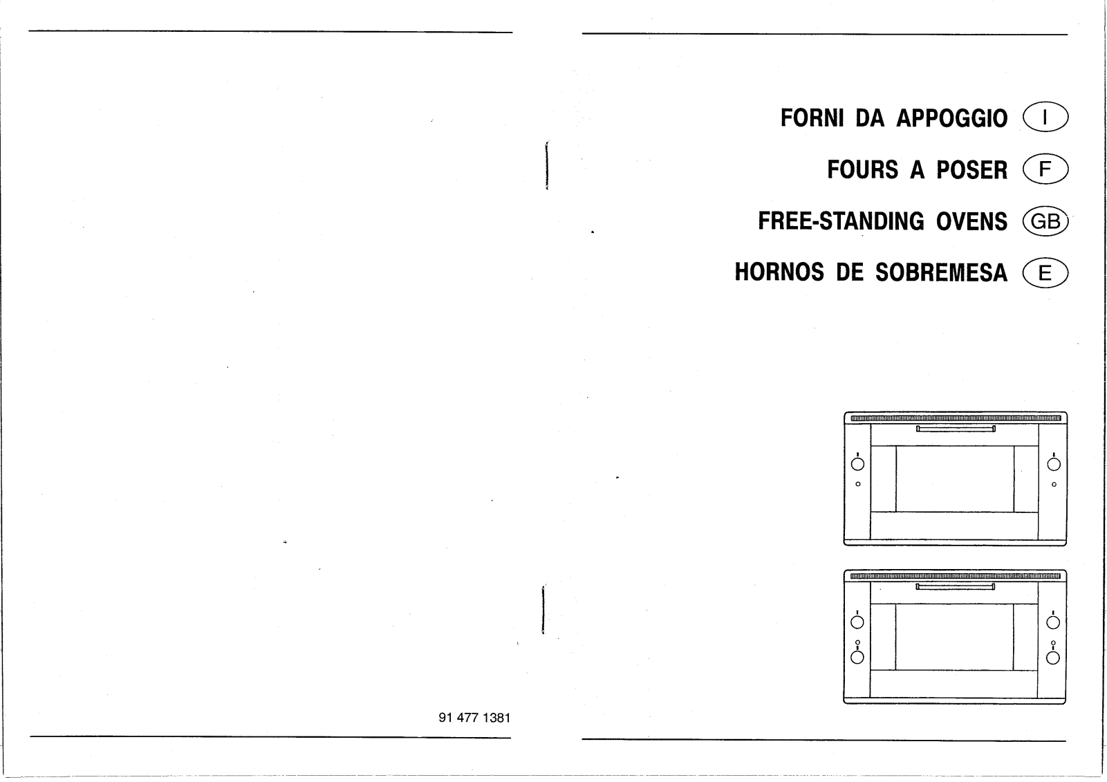 Smeg ALFA132X, ALFA130X User Manual