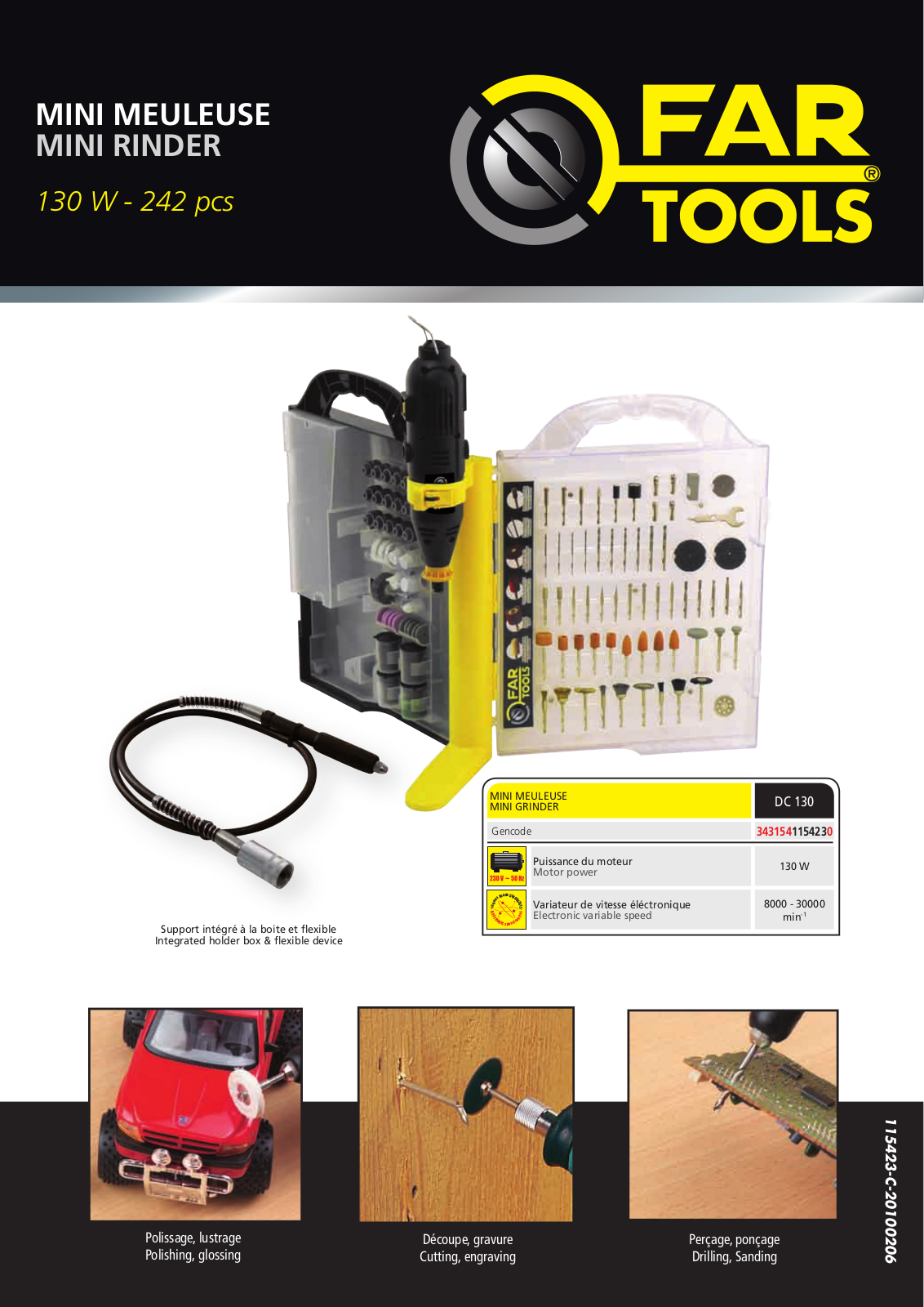 FARTOOLS DC 130 User Manual