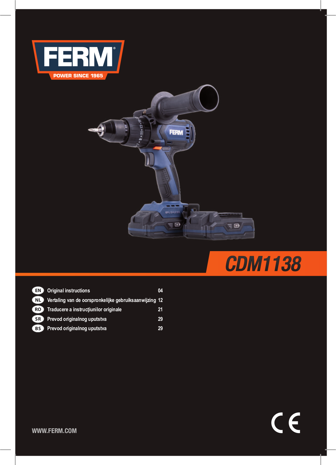 Ferm CDM1138 User guide - ManualMachine.com