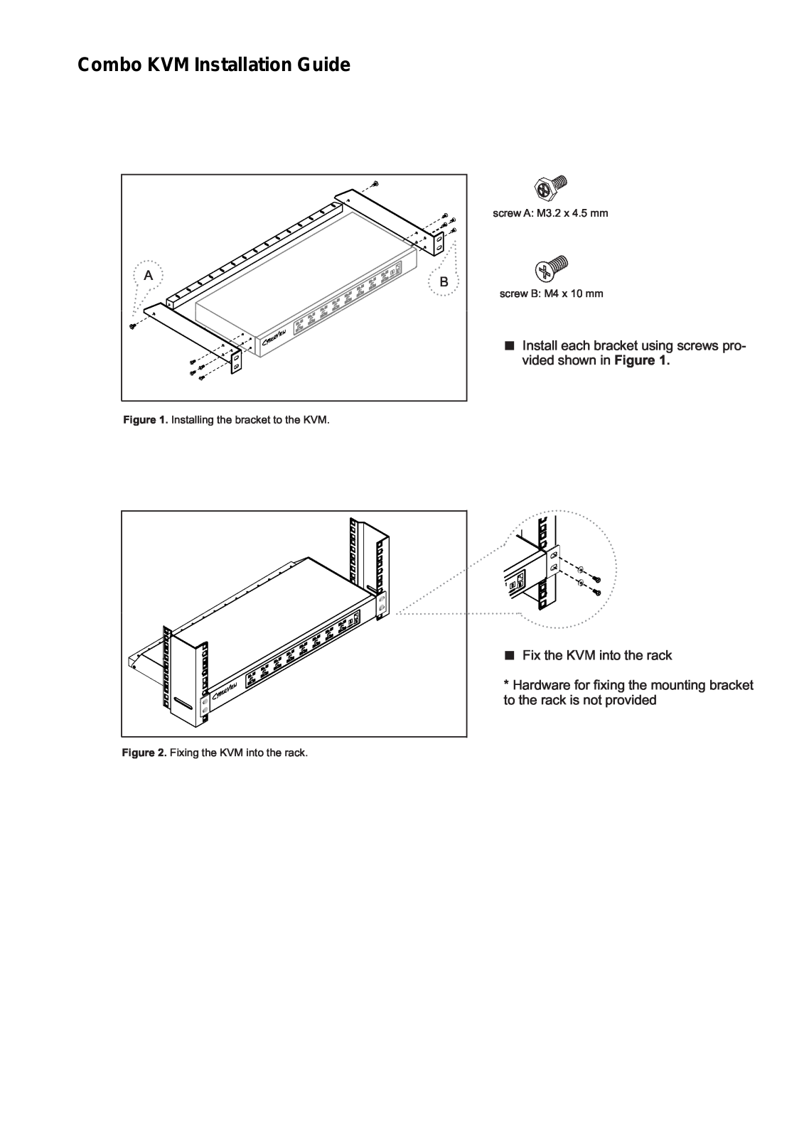 Austin Hughes CyberView KVMU-8, CyberView KVMU-16 Installation Manual