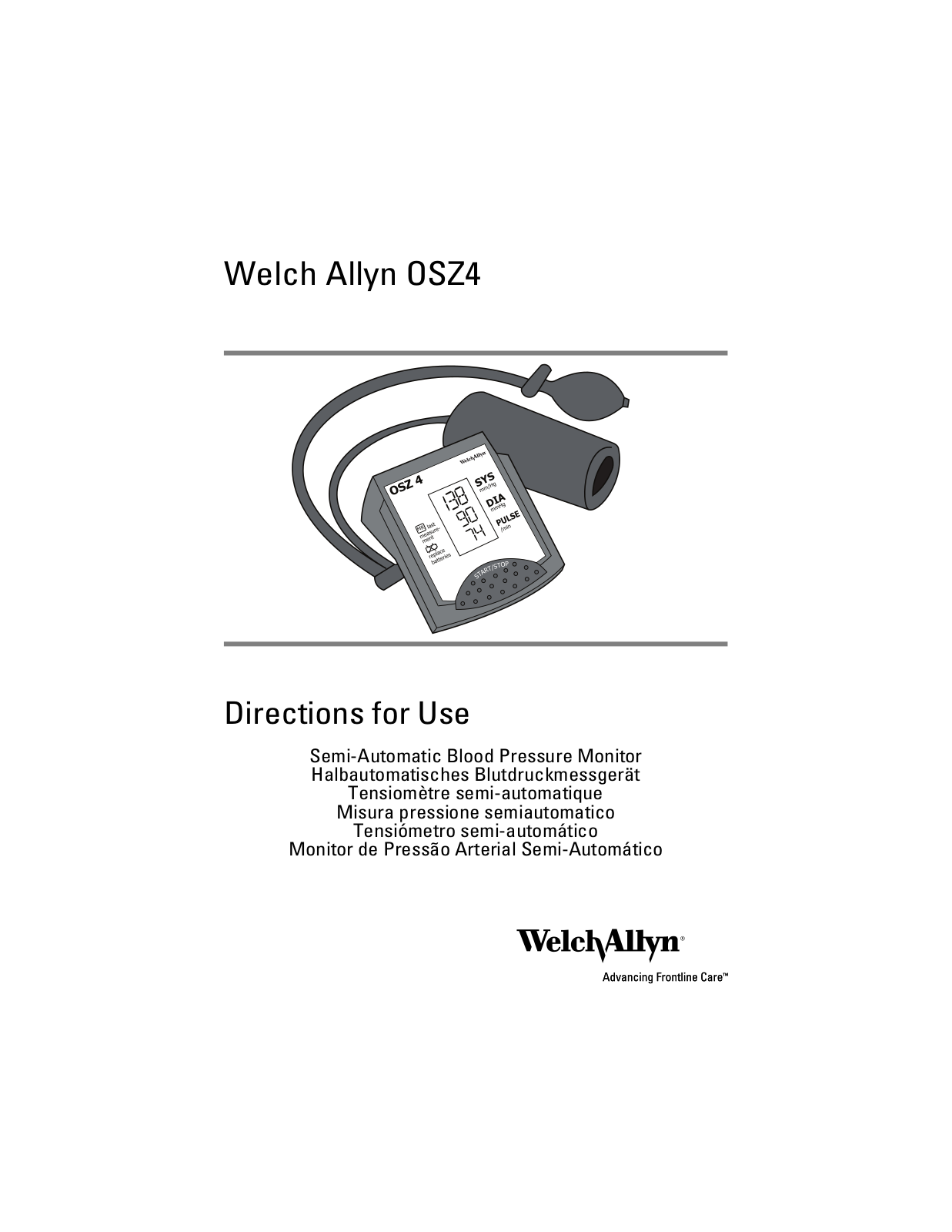 Welch Allyn OSZ 4 User Manual