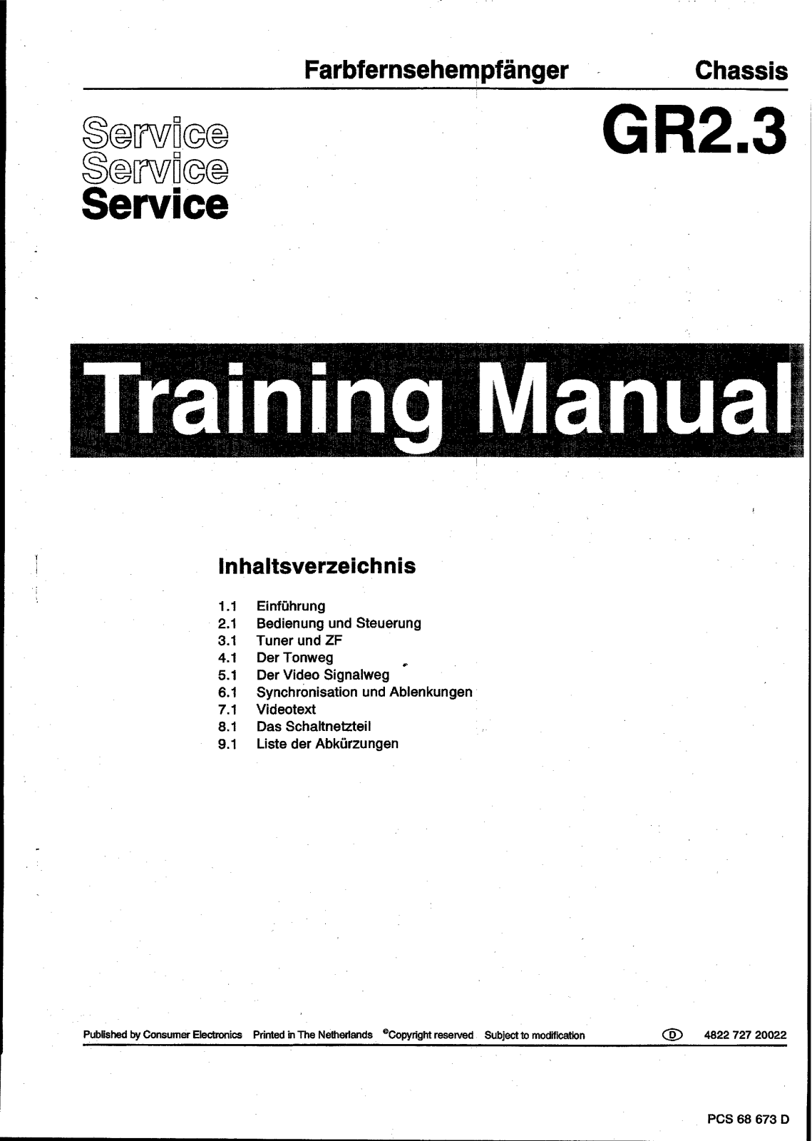 Philips GR-2.3 Training Manual