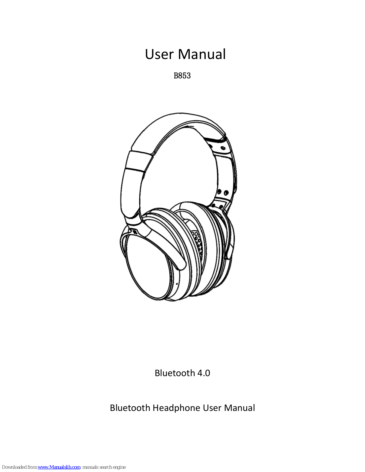 Aoni B853 User Manual - ManualMachine.com