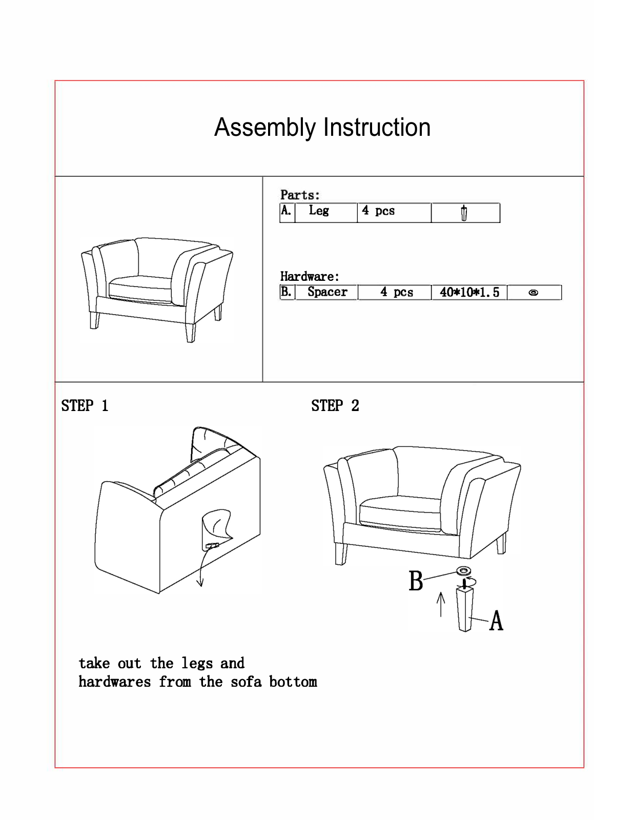 Foundry Select FNDS2520 Assembly Instruction - ManualMachine.com
