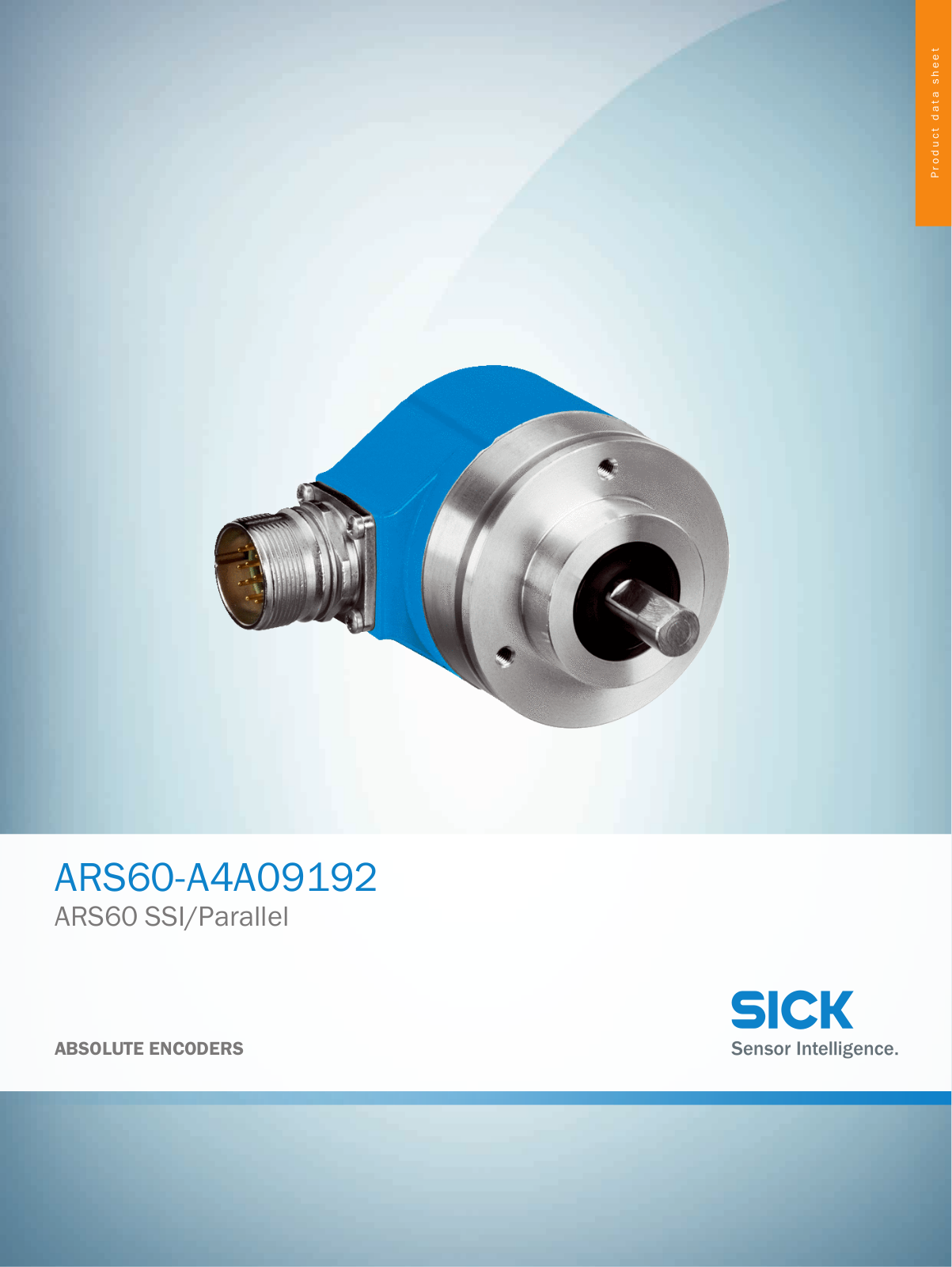 Sick ARS60-A4A09192 Data Sheet