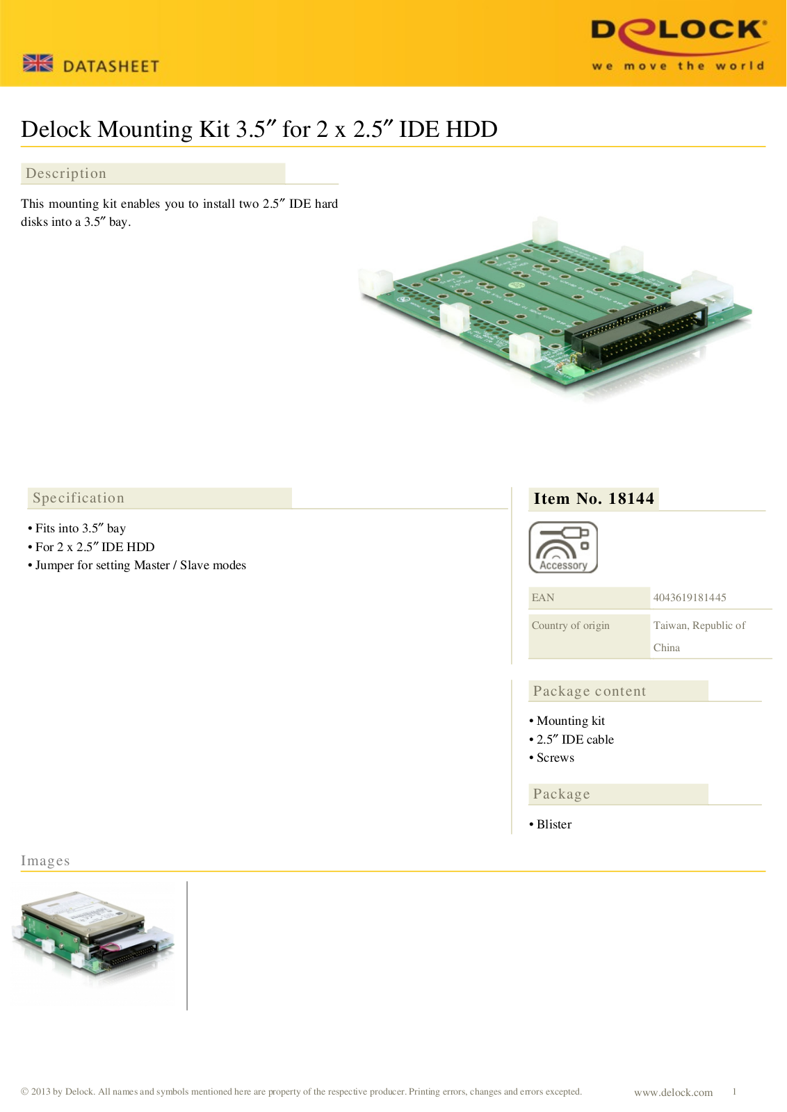 DeLOCK 18144 User Manual