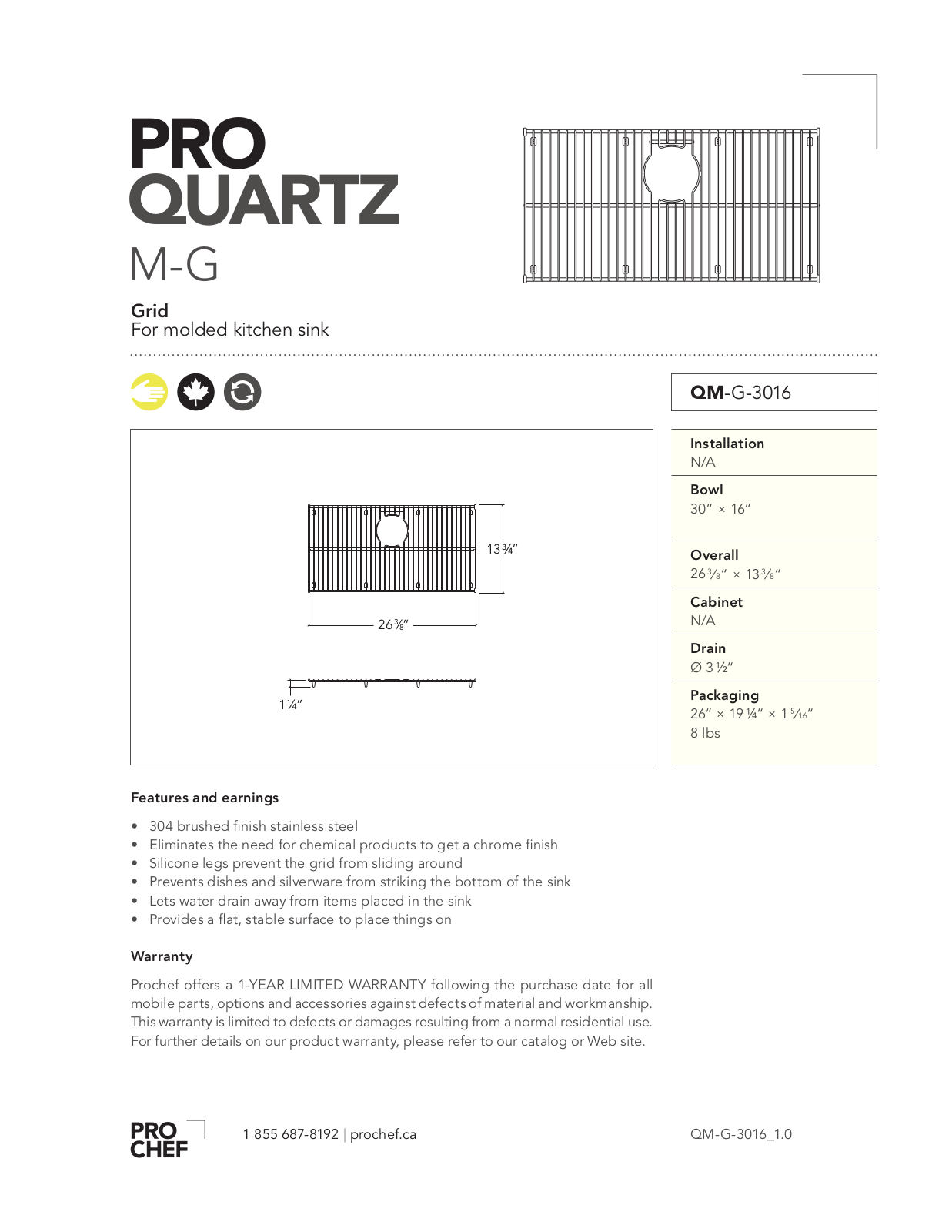 Julien QM-G-3016 User Manual