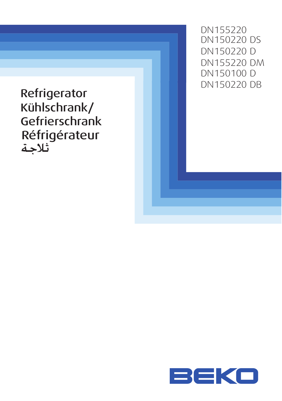 Beko DN150220 DS, DN150220 D, DN155220 DM, DN150100 D, DN150220 DB User manual