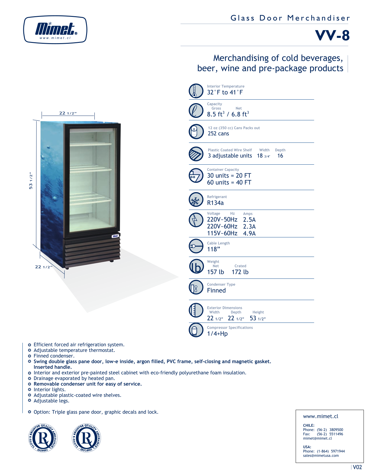 Mimet VV-8 User Manual