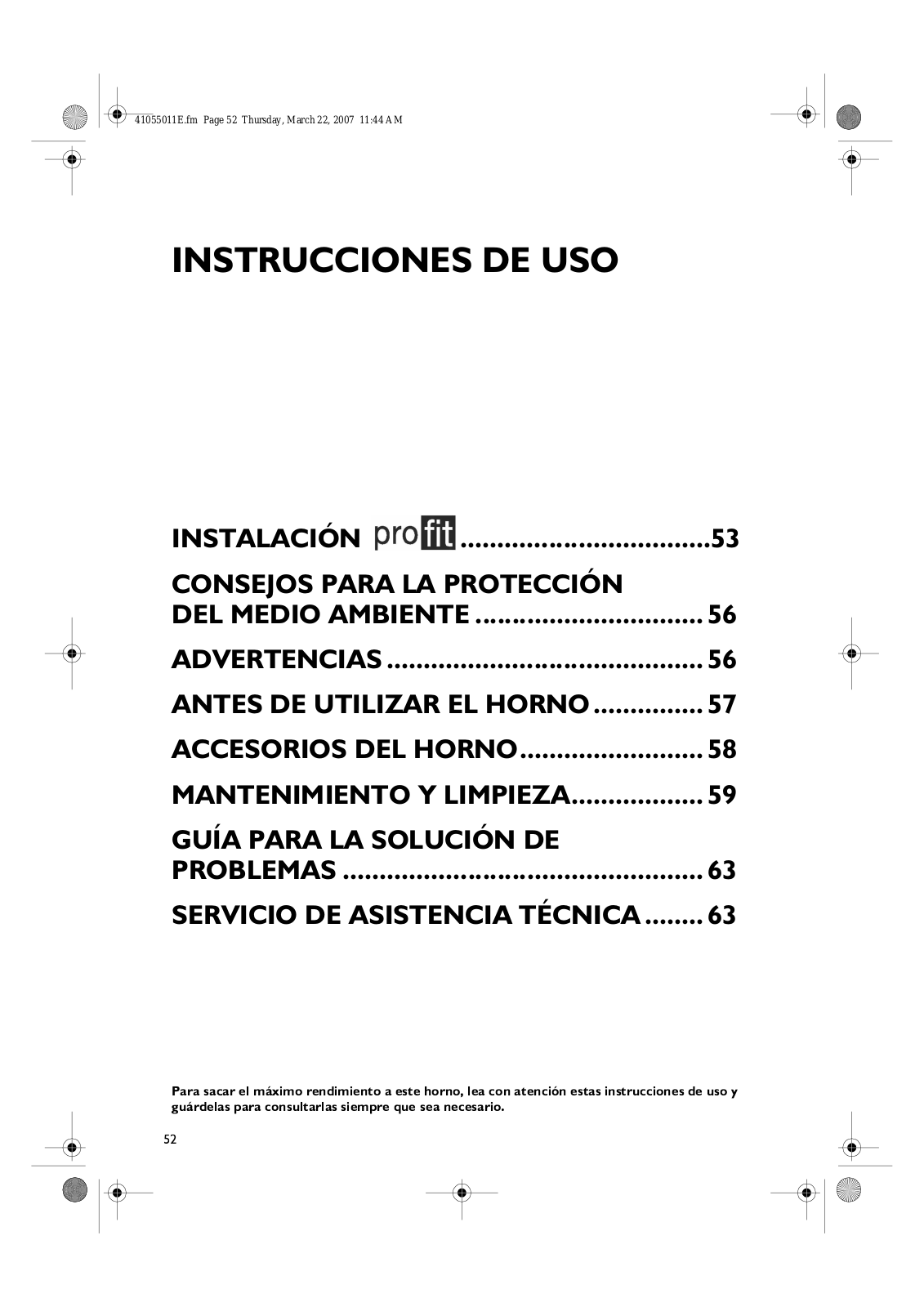 Whirlpool BLPE 8009 IN User Manual