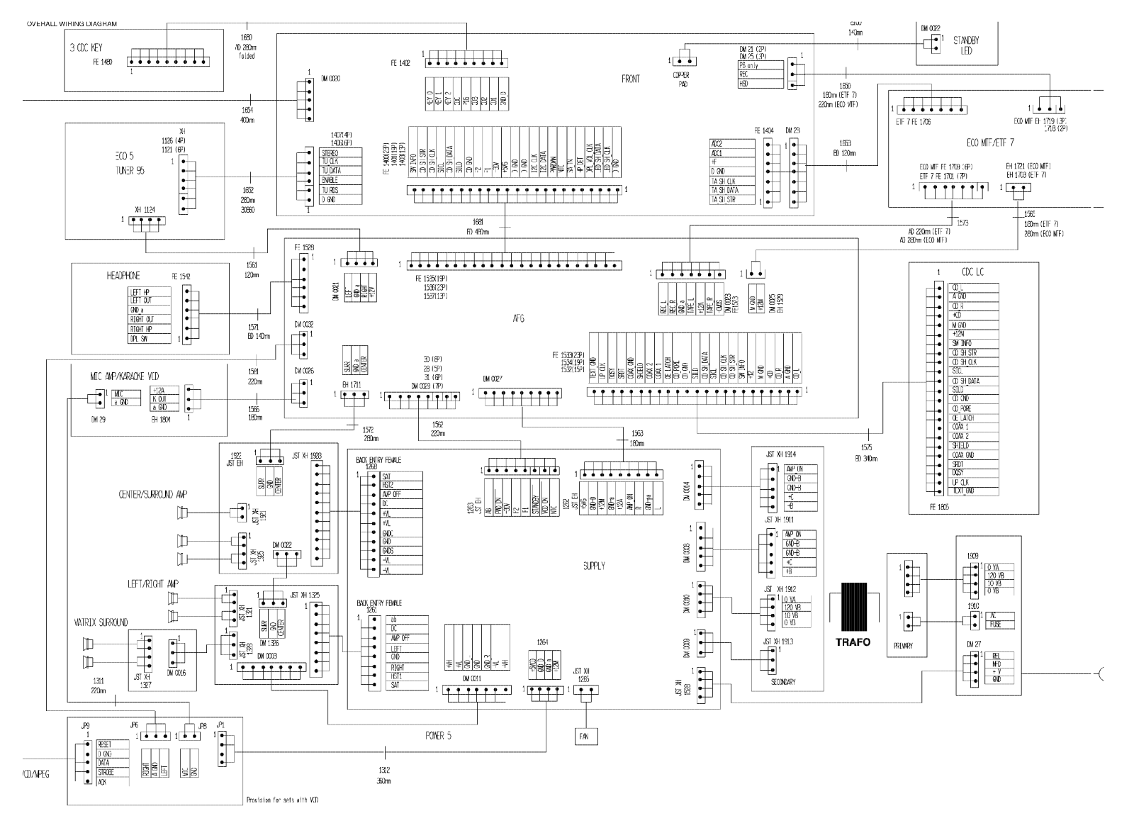 Philips FW-P37, FW-P78 Schematic