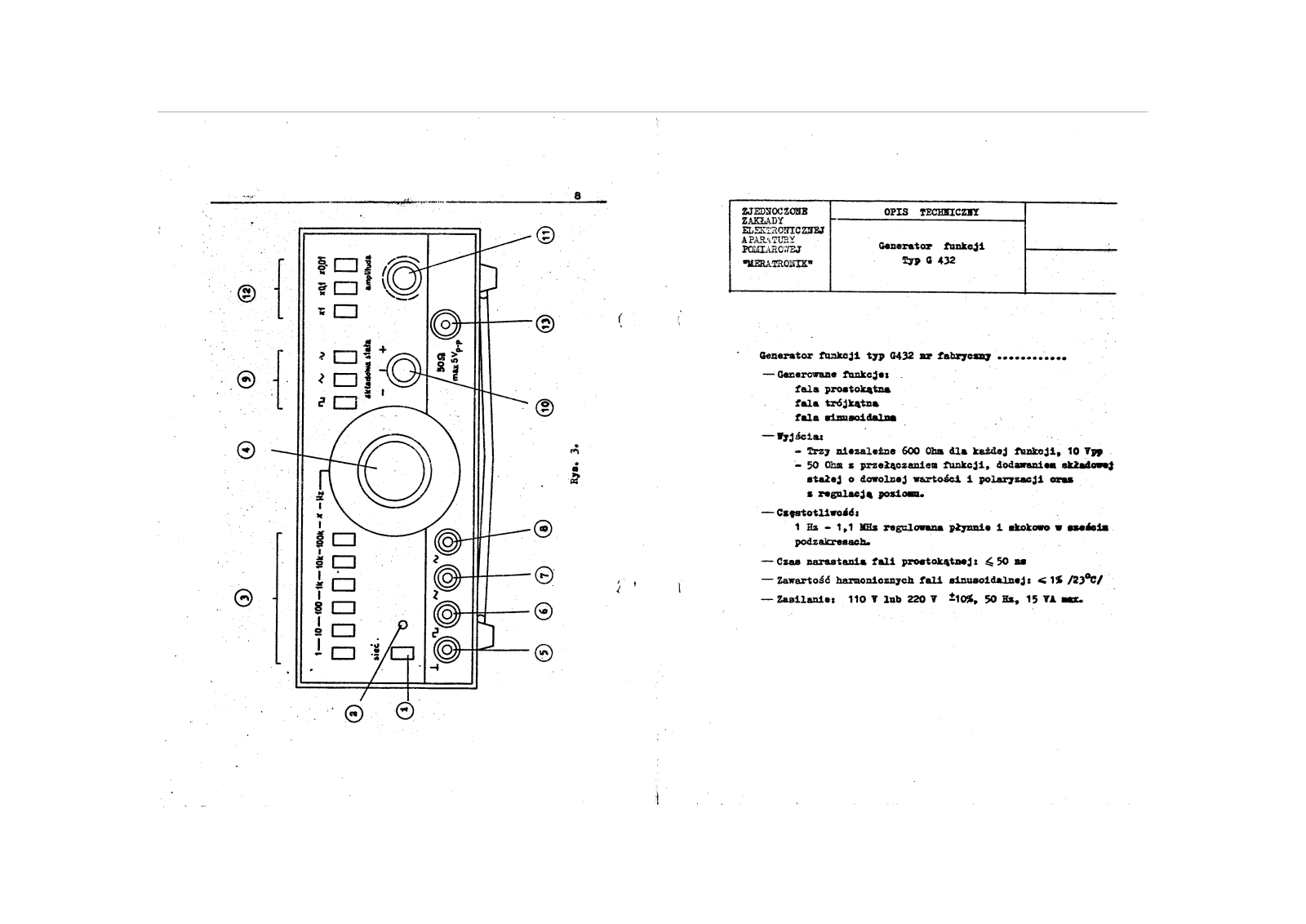 Polskie G423 User Manual