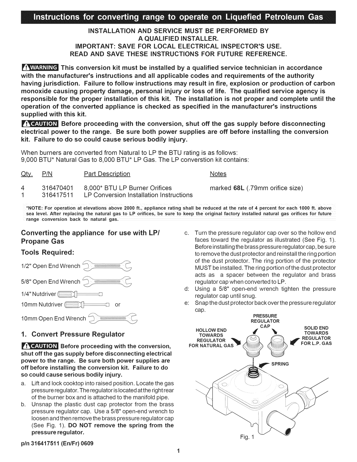 Kenmore 79070300706, 79070302703, 79073039310, 79073032310, 79073033310 Installation Guide - ManualMachine.com