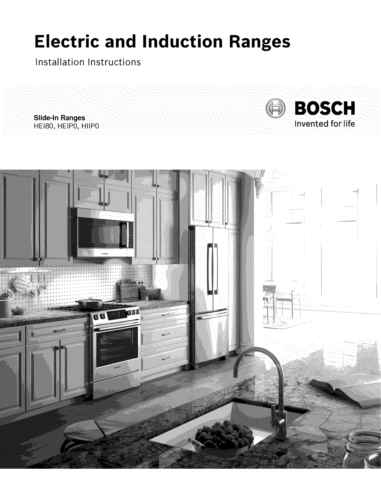Bosch HEIP054U/02, HEIP054U/01 Installation Guide